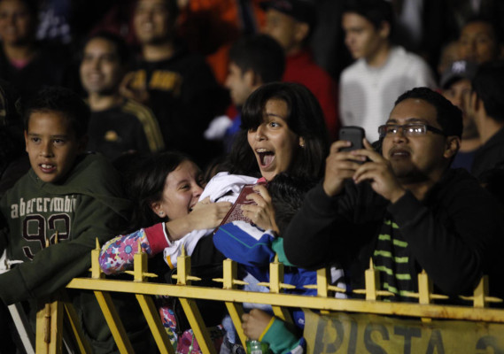 Imágenes de David Beckham en el Nacional.