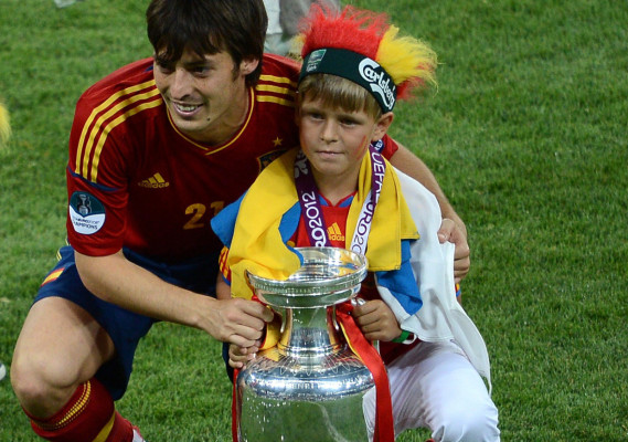 La celebración de España, campeón de Europa