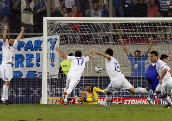 Imágenes de las eliminatorias de la Eurocopa 2012.