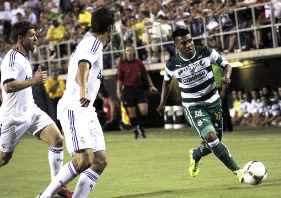 El Real Madrid sufre para imponerse al Santos Laguna