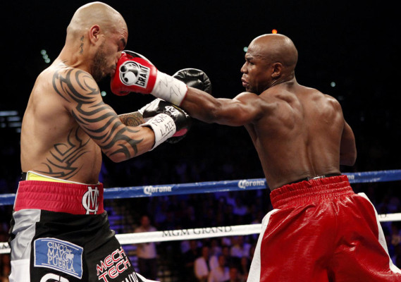 Mayweather vs Cotto, en imágenes