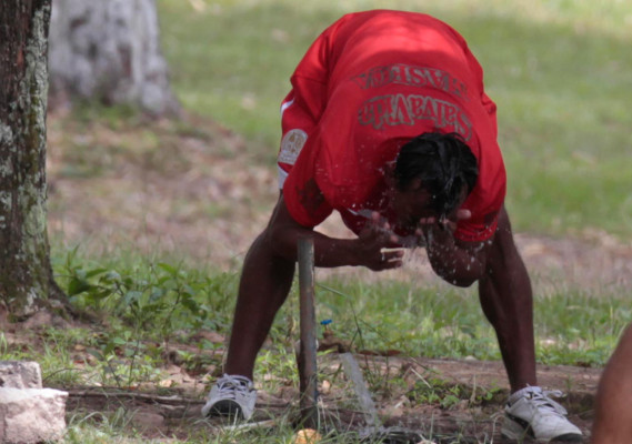 Sufrimiento en el entrenamiento de Olimpia