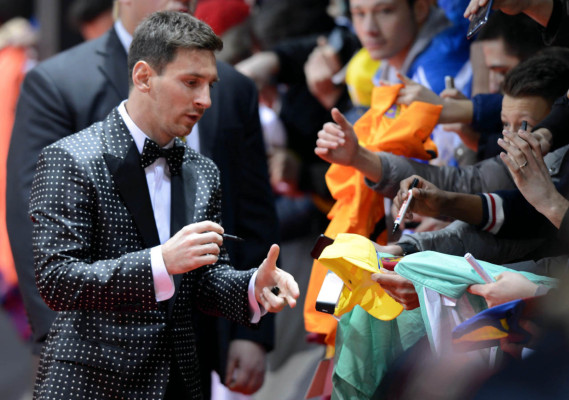 La gala de la entrega del Balón de Oro