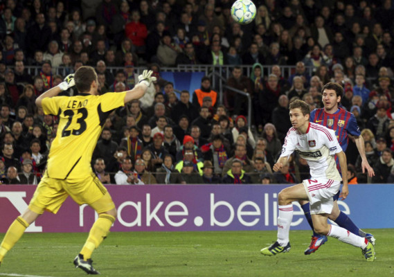 El Barça se ha dado un auténtico festín ante el Bayer Leverkusen.