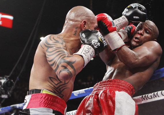 Mayweather vs Cotto, en imágenes