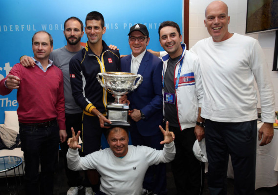 Novak Djokovic, campeón en Australia.