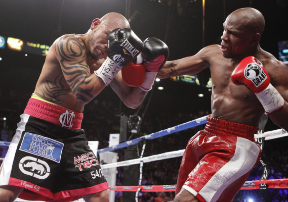 Mayweather vs Cotto, en imágenes