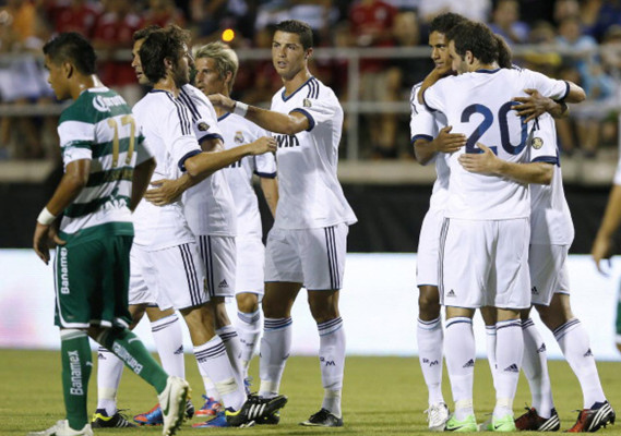 El Real Madrid sufre para imponerse al Santos Laguna