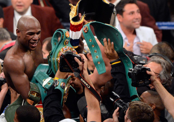 Mayweather vs Cotto, en imágenes