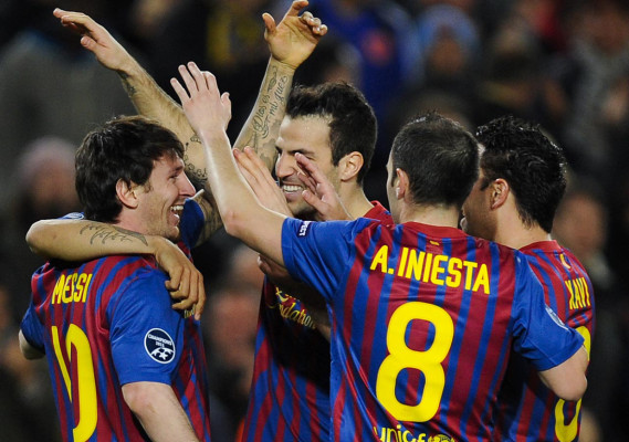 El Barça se ha dado un auténtico festín ante el Bayer Leverkusen.