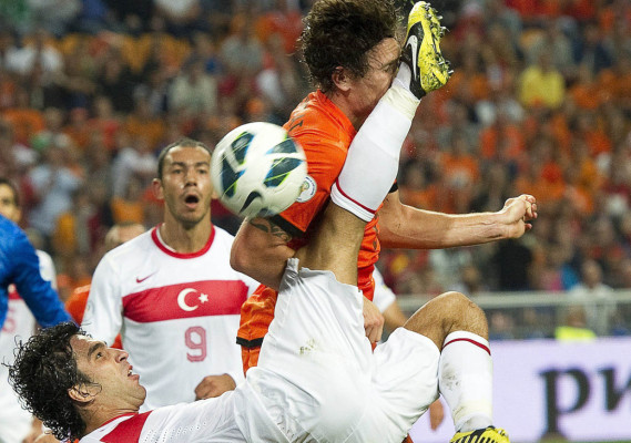 Las mejores imágenes eliminatorias europeas para Brasil 2014