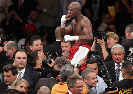 Mayweather vs Cotto, en imágenes