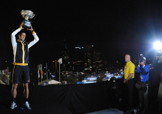 Novak Djokovic, campeón en Australia.