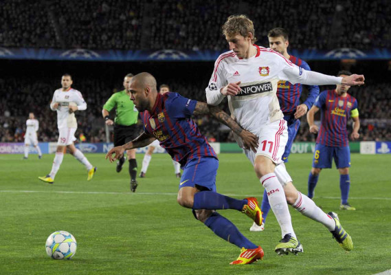 El Barça se ha dado un auténtico festín ante el Bayer Leverkusen.