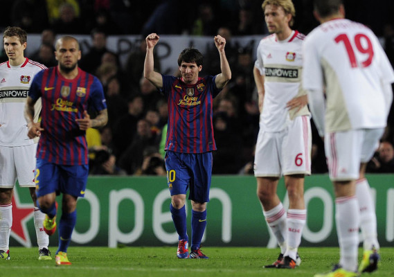 El Barça se ha dado un auténtico festín ante el Bayer Leverkusen.