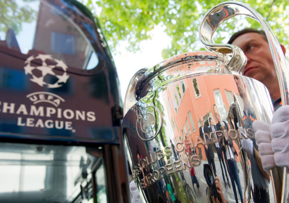 Imágenes de la copa de la UEFA Champions League