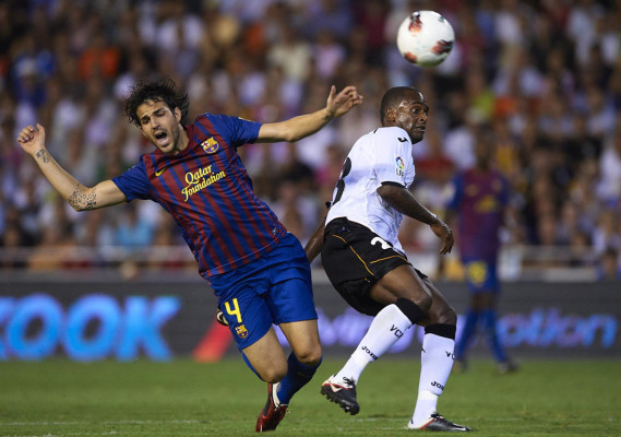 Valencia empata con el Barça y lidera la Liga española