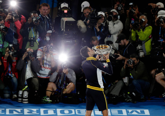 Novak Djokovic, campeón en Australia.
