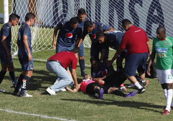 Imágenes del momento angustioso que vivió Kerpo de León.