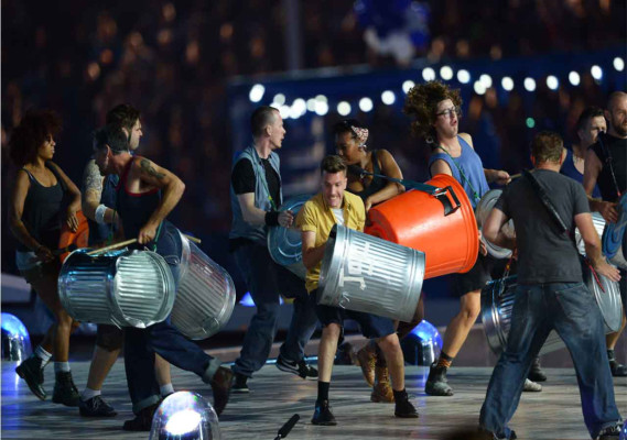 Música y color protagonizaron clausura de los Juegos Olímpicos Londres 2012.