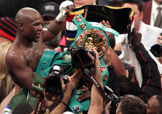 Mayweather vs Cotto, en imágenes