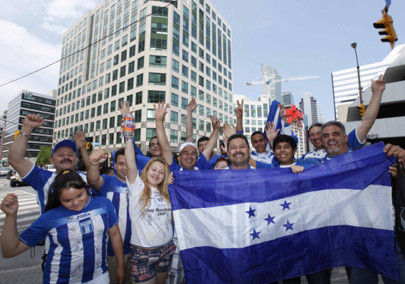 El color de Canadá y Honduras