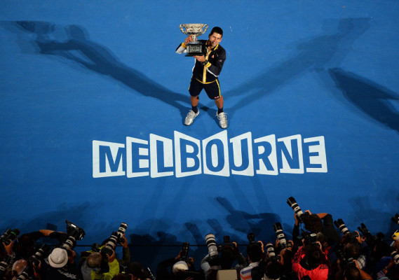 Novak Djokovic, campeón en Australia.