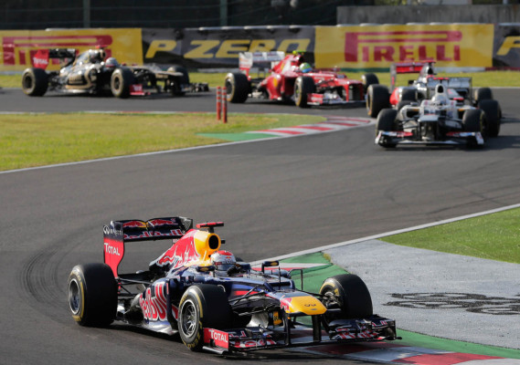 Sebastian Vettel arrasa en el Gran Premio de Japón