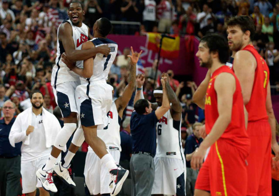 Estados Unidos vence a España y es campeón en básquetbol‎.
