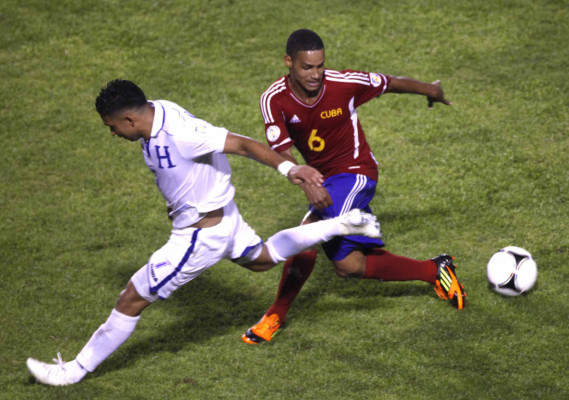 Las mejores imágenes de Honduras vs Cuba.