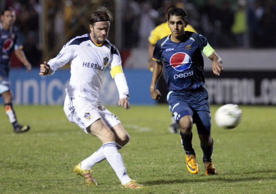 Imágenes de David Beckham en el Nacional.