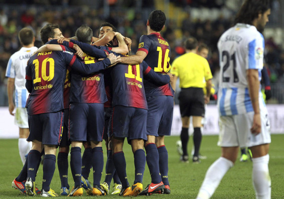 El Barça bate récords de excelencia con su triunfo en La Rosaleda.