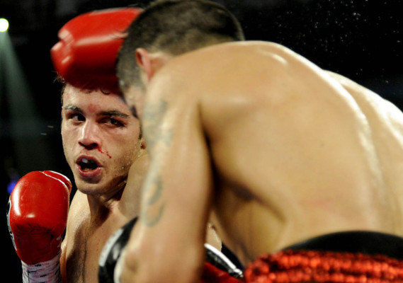 Las mejores imágenes de la pelea Chávez JR. vs Maravilla Martínez.