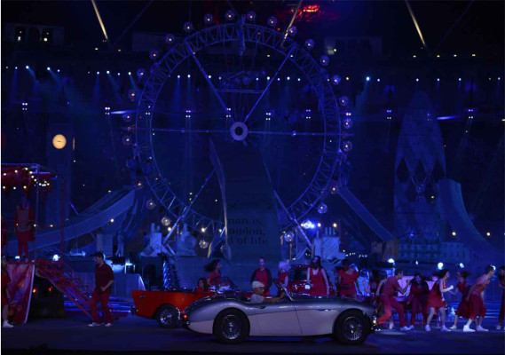 Música y color protagonizaron clausura de los Juegos Olímpicos Londres 2012.