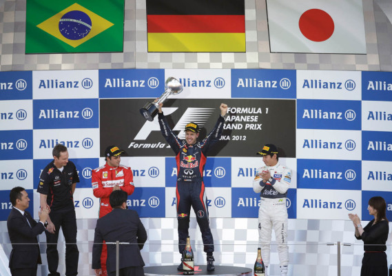 Sebastian Vettel arrasa en el Gran Premio de Japón
