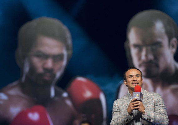 Imágenes de la gira de Márquez y Pacquiao en México