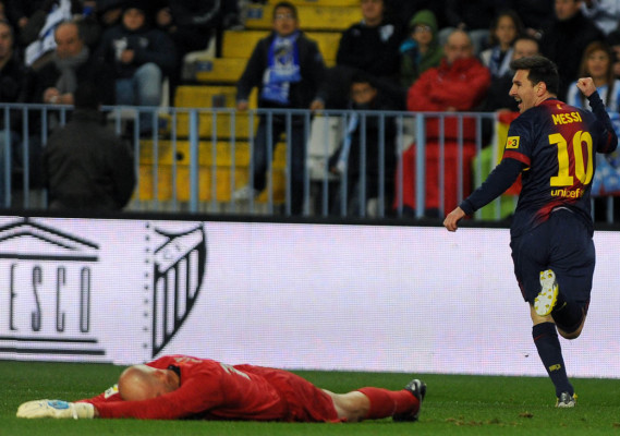 El Barça bate récords de excelencia con su triunfo en La Rosaleda.