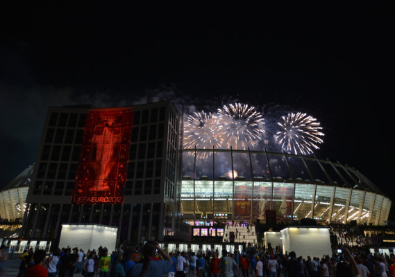 La celebración de España, campeón de Europa