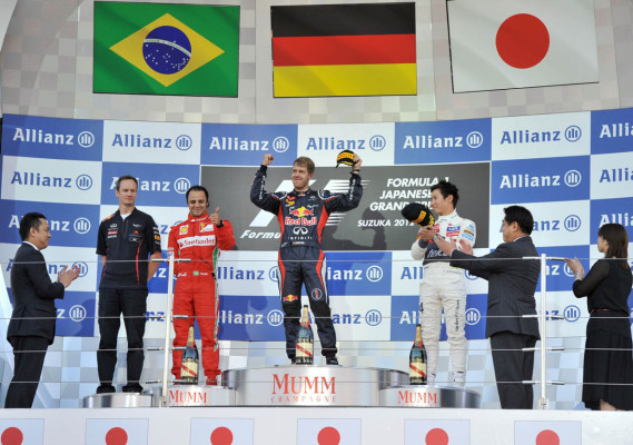 Sebastian Vettel arrasa en el Gran Premio de Japón