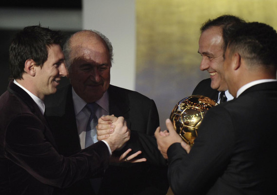 Las mejores imágenes de la gala del Balón de Oro 2011.