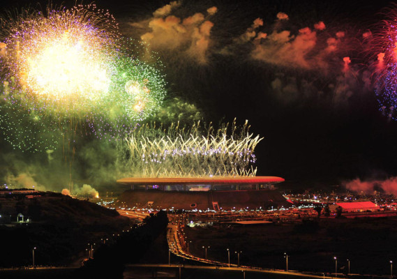 Espectacular cierre de los juegos en Guadalajara.