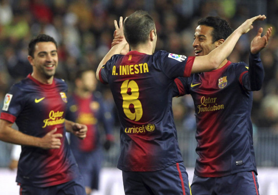 El Barça bate récords de excelencia con su triunfo en La Rosaleda.