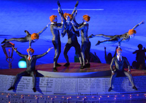 Música y color protagonizaron clausura de los Juegos Olímpicos Londres 2012.