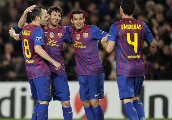 El Barça se ha dado un auténtico festín ante el Bayer Leverkusen.