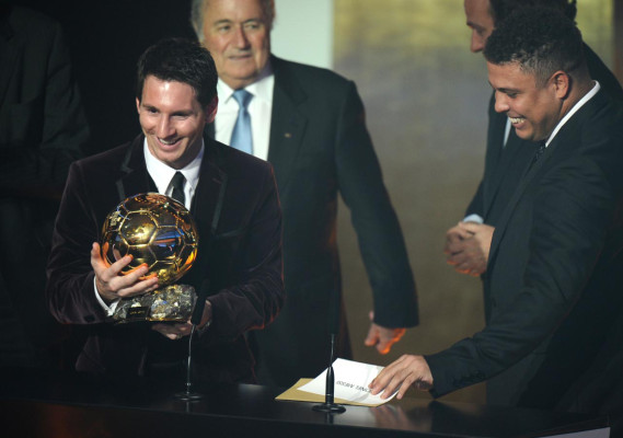 Las mejores imágenes de la gala del Balón de Oro 2011.