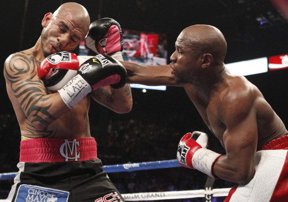 Mayweather vs Cotto, en imágenes