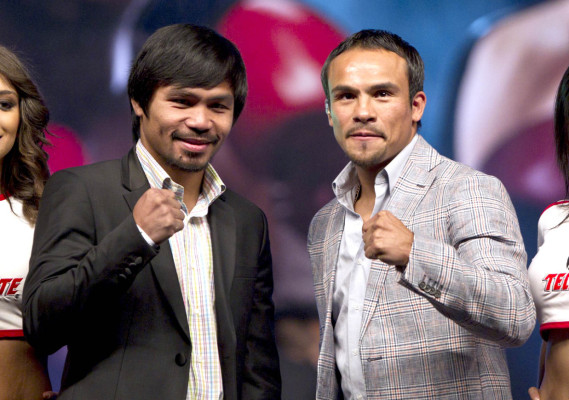 Imágenes de la gira de Márquez y Pacquiao en México