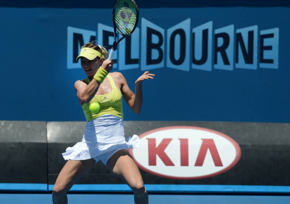 La pasarela femenina del Open de Australia.