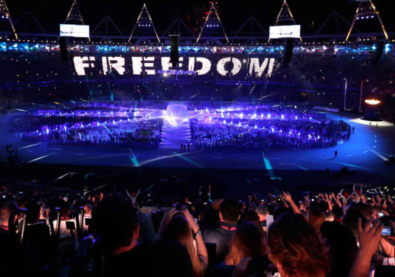 Música y color protagonizaron clausura de los Juegos Olímpicos Londres 2012.