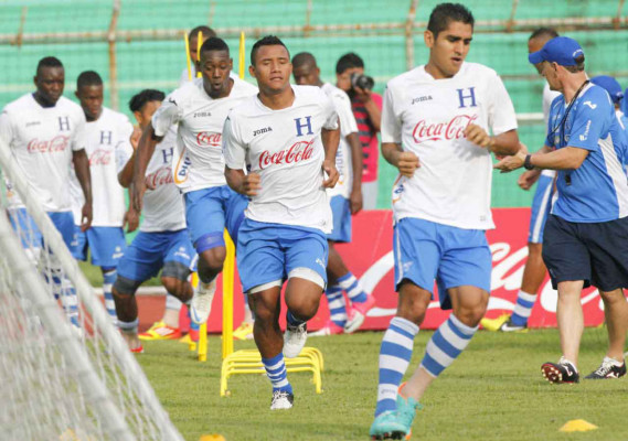 Entrenamiento selección nacional.